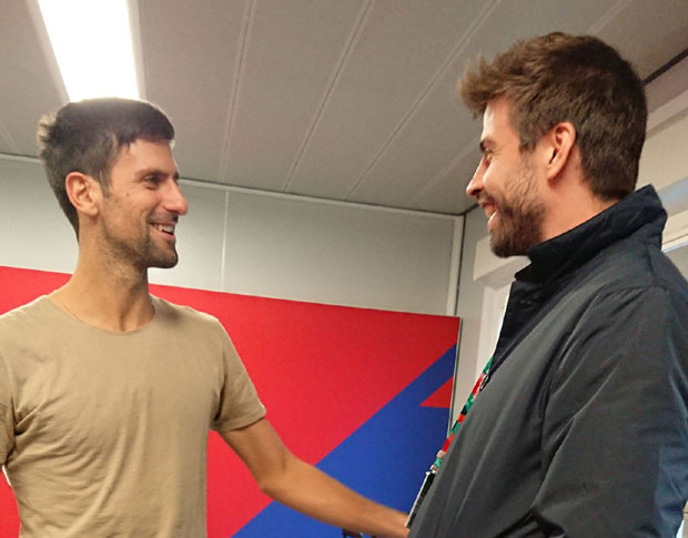 Дејвис куп репрезентација добила велико појачање: Ђоковић стигао у Мадрид - дочекали га Пике и Коста (ФОТО)